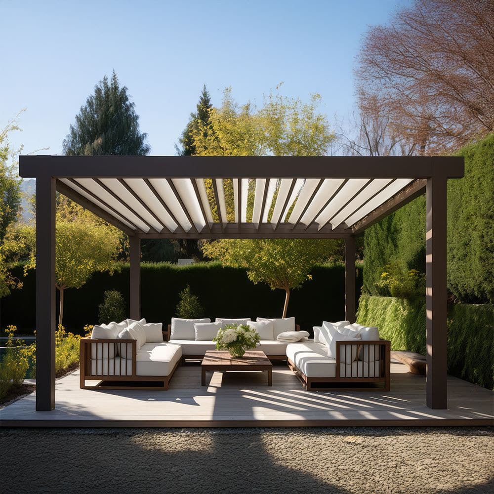 pergola amenagee buquet pastant